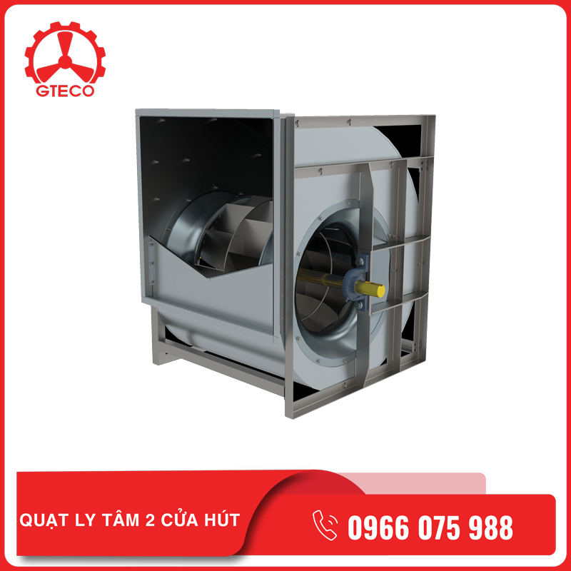Quạt Ly Tâm 2 Cửa Hút